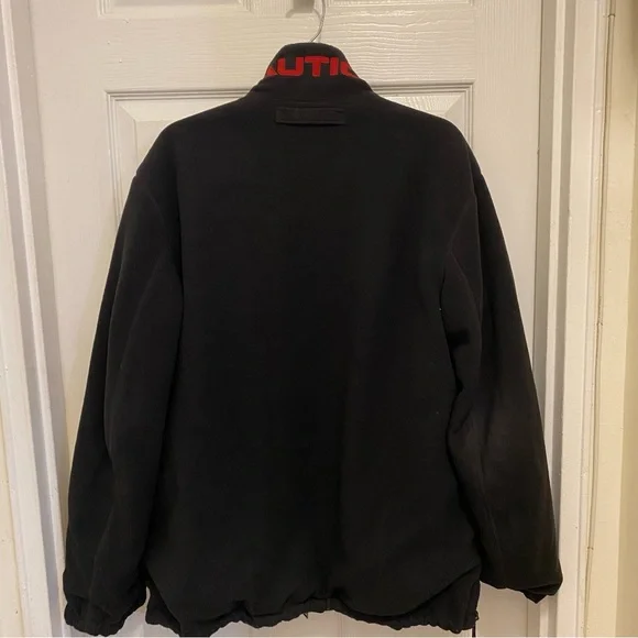 Nautica Men’s Red Black Gray Winter Performance Jacket Reversible XL Zipper - Picture 10 of 16